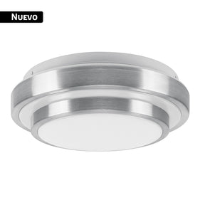 Luminario LED plafón decorativo 15 W 6500K, metálico, Basic