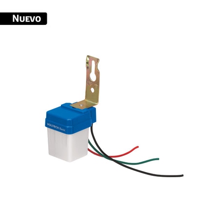 Mini fotocelda con soporte, tensión 127 V, Volteck Basic