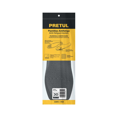 Par de plantillas para zapato talla 30, Pretul