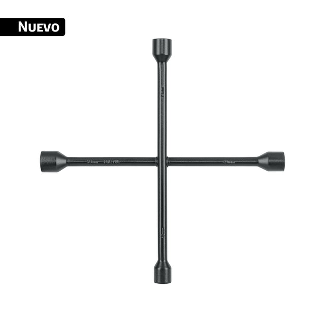 Llave de cruz 14', bocas 17, 19, 21 y 23 mm, Pretul
