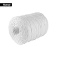 Rollo de rafia de 750 m color blanco calibre 6 g/m, Fiero