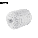 Rollo de rafia de 562 m color blanco calibre 8 g/m, Fiero