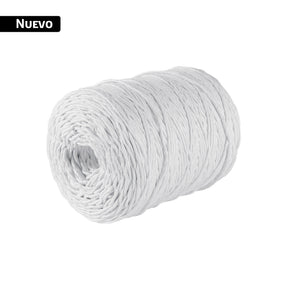 Rollo de rafia de 562 m color blanco calibre 8 g/m, Fiero