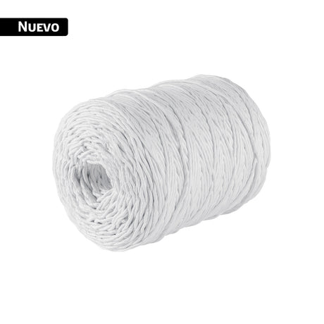 Rollo de rafia de 562 m color blanco calibre 8 g/m, Fiero