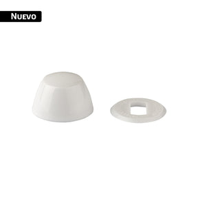 Bolsa con 2 cubrepijas blancas para WC, Foset
