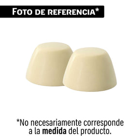 Bolsa con 2 cubrepijas marfil para WC, Foset