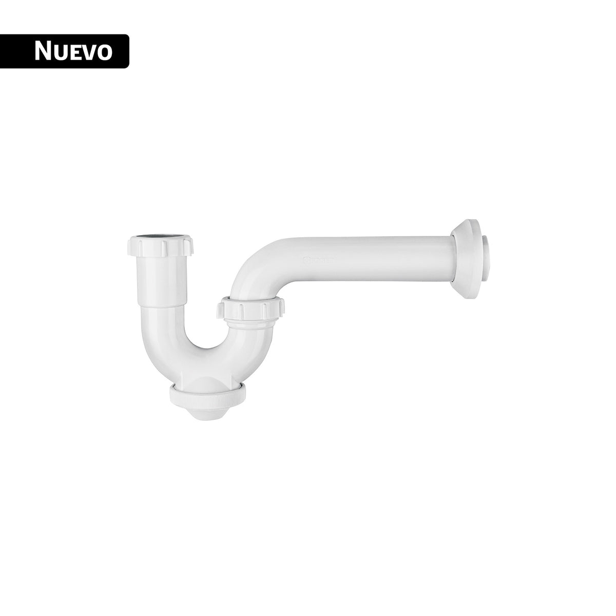 Céspol rígido de PP, para lavabo o fregadero, Foset