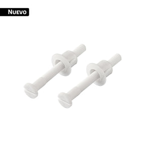 Bolsa con 2 tornillos para reparacion de asiento WC, Foset