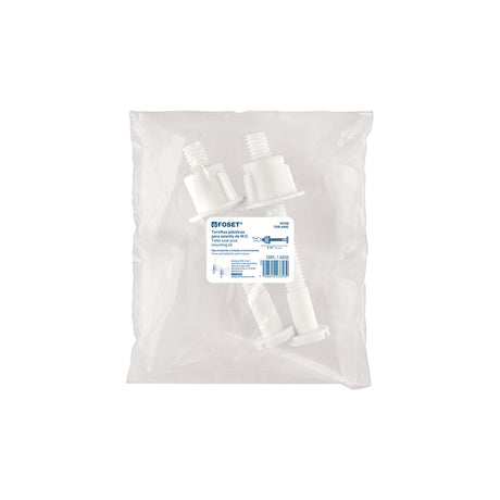 Bolsa con 2 tornillos para reparacion de asiento WC, Foset