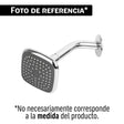 Regadera cuadrada 3-3/4' brazo y chapetón, blister, Basic