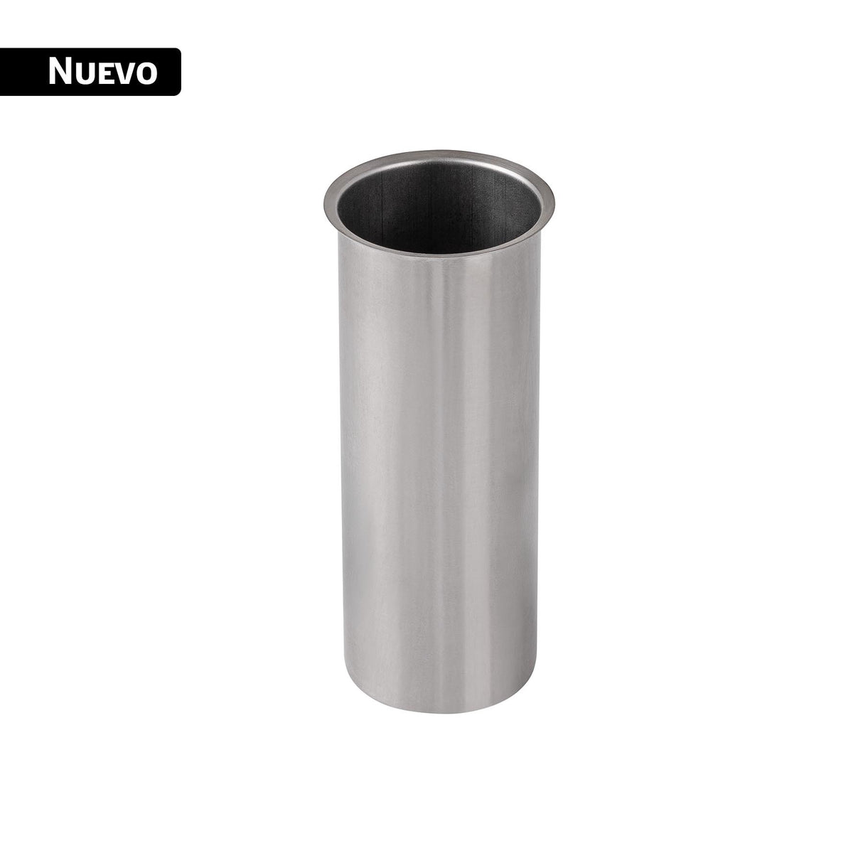 Casquillo de acero inoxidable para contracanasta, 10 cm, 1-1/2'