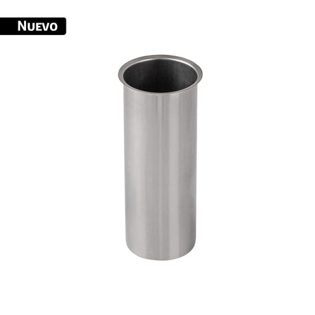 Casquillo de acero inoxidable para contracanasta, 10 cm, 1-1/2'
