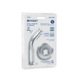 Brazo y chapetón para regadera, blister, cromo, Foset Basic