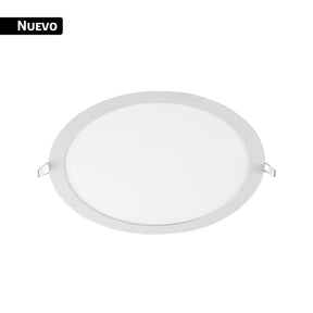 Luminario LED plafón 24 W 6500K ultradelgado redondo, Volteck