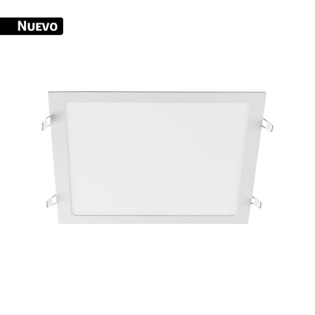 Luminario LED plafón 24 W 6500K ultradelgado cuadrado Volteck