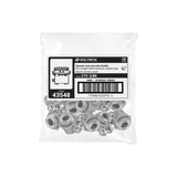 Conector recto 3/8' para tubo flexible metálico, Volteck