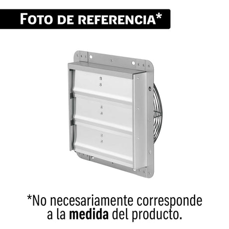 Extractor de aire de 10', metálico, Volteck