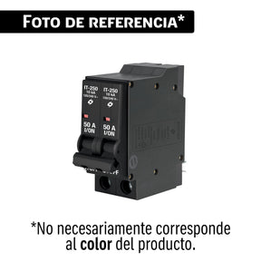 Interruptor de 2 polos 63 A para riel DIN, Volteck