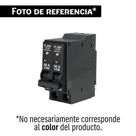 Interruptor de 2 polos 63 A para riel DIN, Volteck
