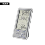 Termómetro digital con sensor de humedad, higrómetro, Volteck
