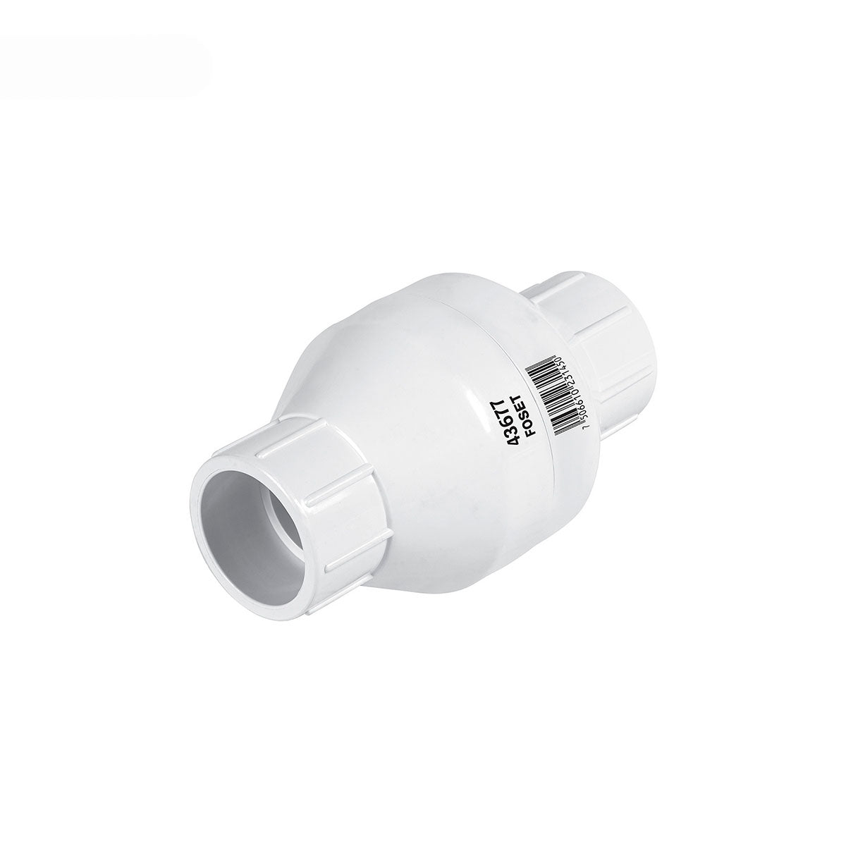 Válvula check de PVC 1-1/4' para cementar, Foset