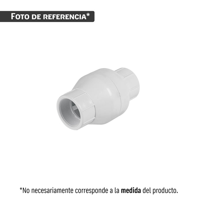 Válvula check de PVC 2' roscable, Foset