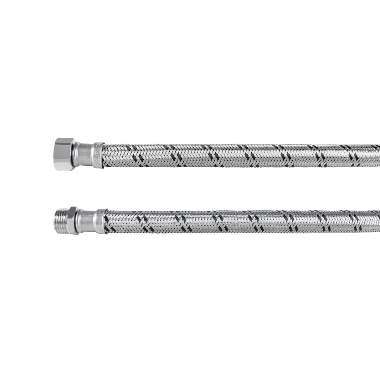 Manguera para Boiler, Acero Inox. 1/2 H X 1/2 m, 60 cm