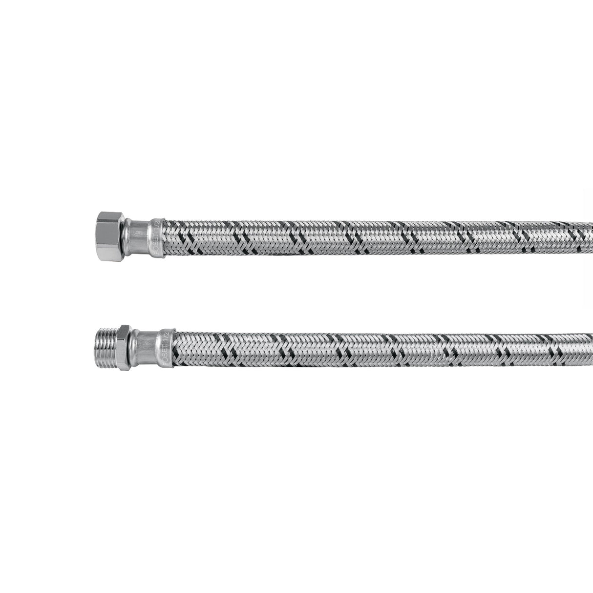 Manguera para Boiler, Acero Inox. 1/2 H X 1/2 m, 80 cm