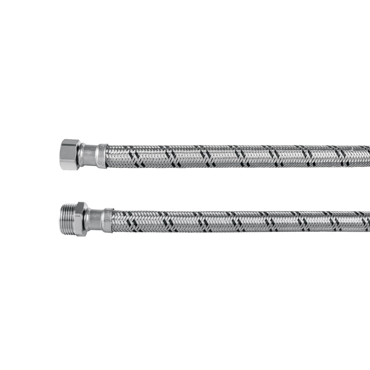 Manguera para Boiler, Acero Inox. 1/2'H X 3/4'm, 80 cm