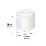Tapón hembra de PVC 3/4', Foset