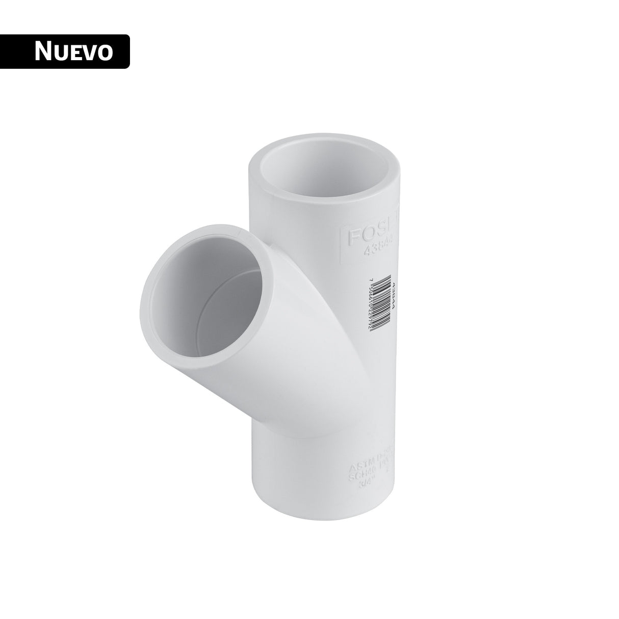 Yee sencilla de PVC 3/4', Foset