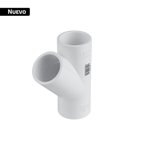 Yee sencilla de PVC 3/4', Foset