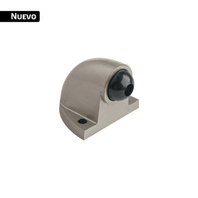Tope tipo codo para puerta, níquel satín, Hermex