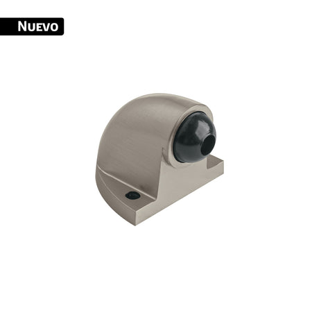 Tope tipo codo para puerta, níquel satín, Hermex