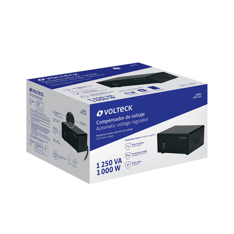Compensador de voltaje 1250 VA/1000 W, Volteck