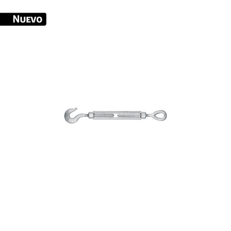 Tensor forjado 5/16 x 4-1/2' ojo-gancho, galvanizado, Fiero