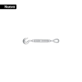 Tensor forjado 5/8 x 6' ojo - gancho, galvanizado, Fiero