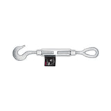 Tensor forjado 3/4 x 6' ojo - gancho, galvanizado, Fiero