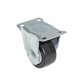 Rodaja hule 2-1/2', placa fija con balero, carga 60 kg, Fiero