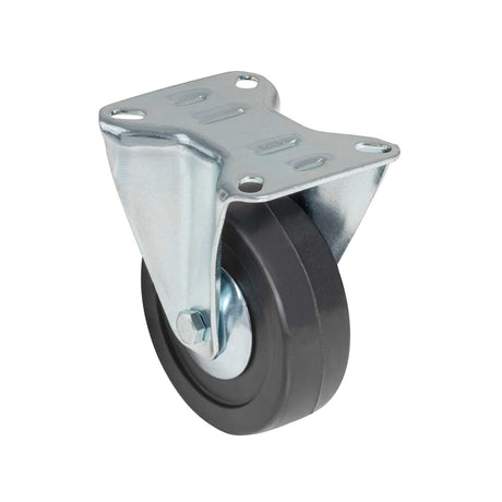 Rodaja hule 4', placa fija con balero, carga 60 kg, Fiero