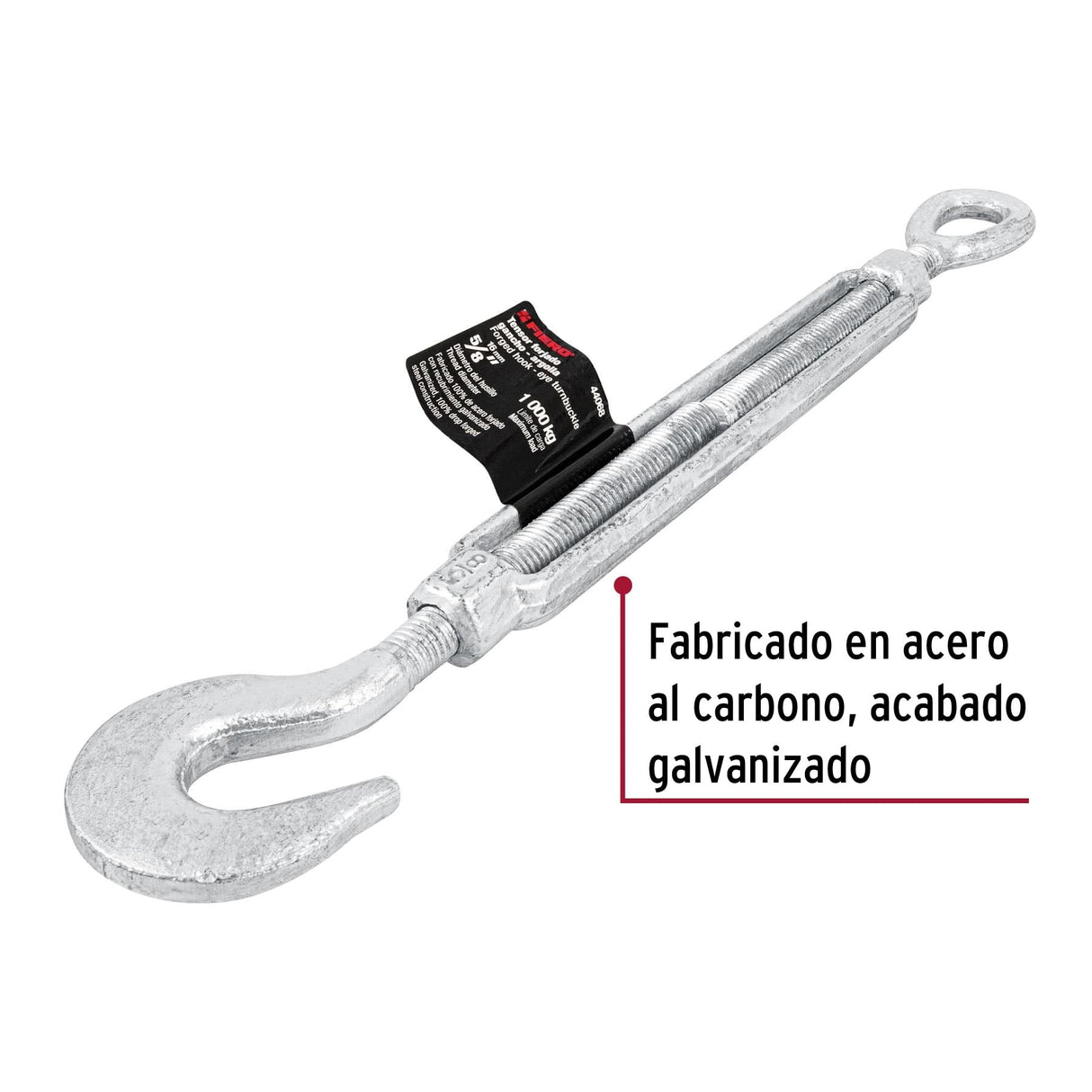 Tensor Forjado 5/8' Ojo - Ojo, Galvanizado, Fiero