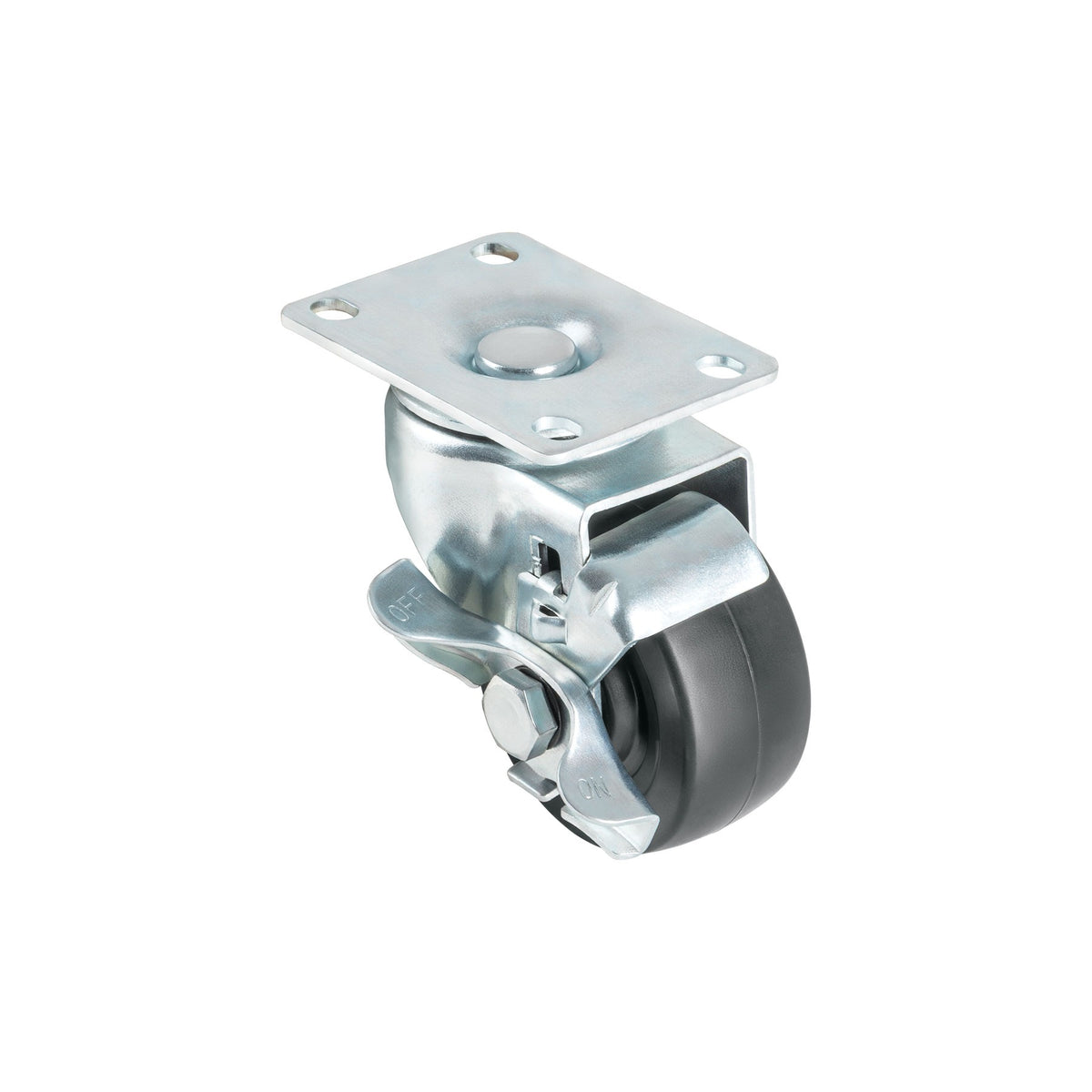 Rodaja hule 3', placa giratoria con freno, buje, 60 kg