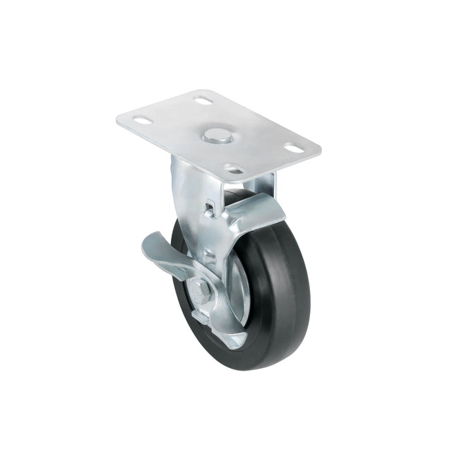 Rodaja hule 4', placa giratoria con freno, balero, 50 kg