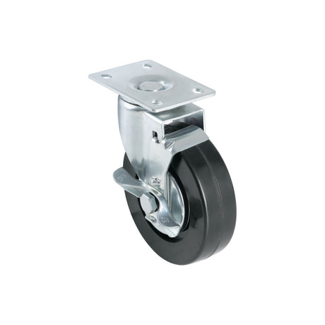 Rodaja hule 5', placa giratoria con freno, balero, 60 kg