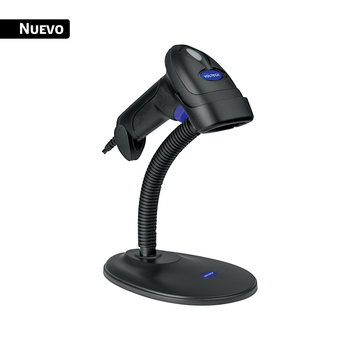 Lector de Código de Barras 2D, Alámbrico, USB, Volteck