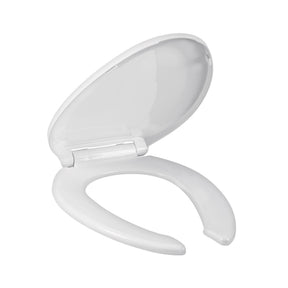 Asiento alargado para WC, cierre lento, abierto, blanco, Element