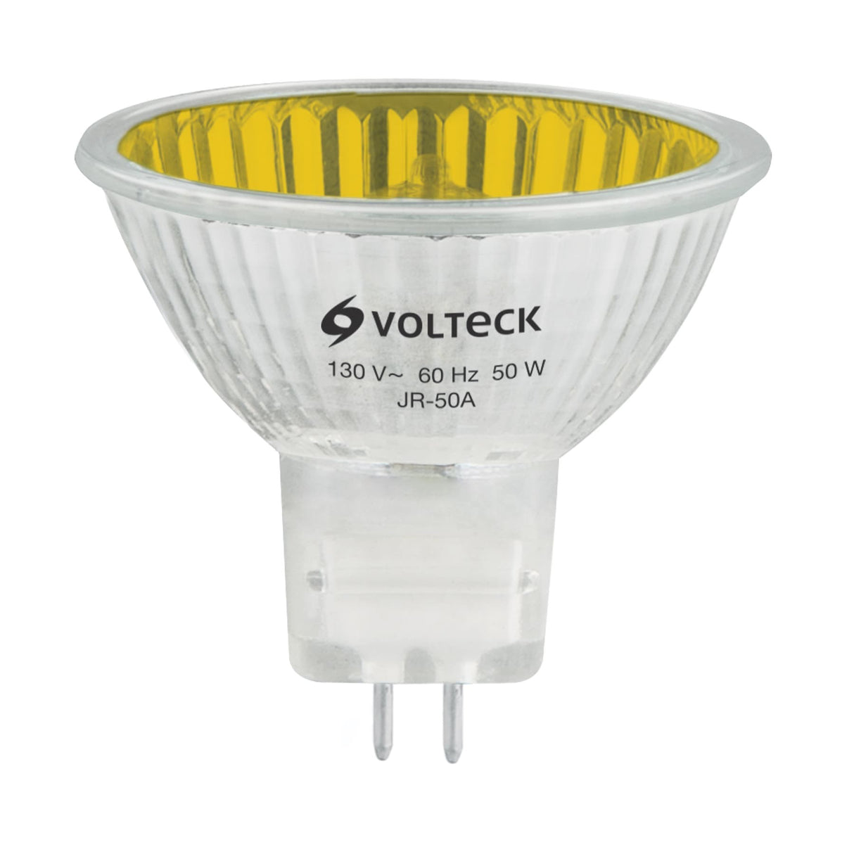 Lámpara de Halogeno Amarillo 50 W Tipo MR16 en Caja, Volteck