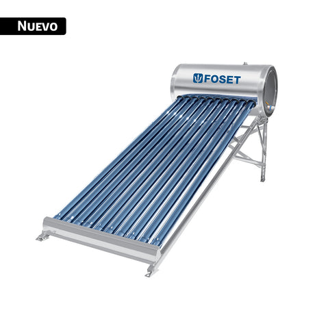 Calentador solar, 10 tubos, 130 L, 3 personas, Foset Basic