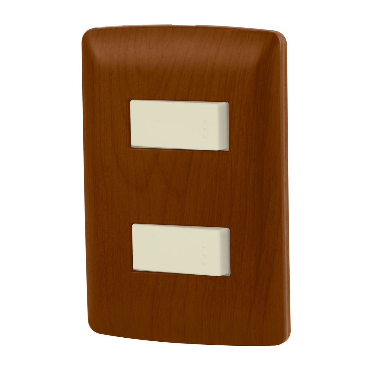 Placa Armada 1 Interruptor 1 Escalera, Madera, Linea Italiana