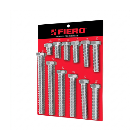 Exhibidor Fiero con tornillos tipo máquina 5/8"